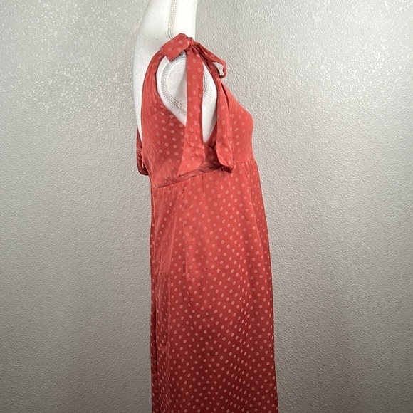 Show Me Your Mumu Arlene Dress Pink Polka Dot Summer Maxi Dress Size Medium New! - Picture 6 of 10